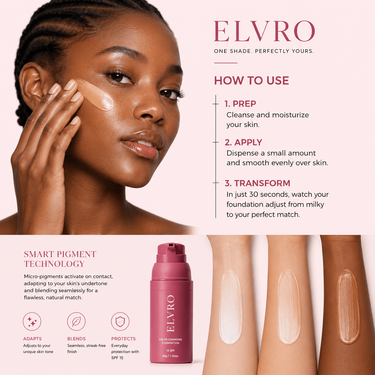 Color-Adapting Foundation
