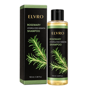 ELVRO Rosemary shampoo bottle and box